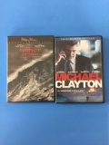 2 Movie Lot: GEORGE CLOONEY: Michael Clayton & The Perfect Storm DVD
