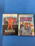 2 Movie Lot: Tyler Perry's: Diary of a Mad Black Woman & Madea Goes To Jail DVD