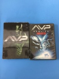 2 Movie Lot: Alien vs. Predator (AVP) & Alien vs. Predator Requiem DVD