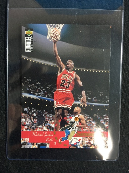 1994-95 Collectors Choice Silver Players Club Michael Jordan Basketball Card