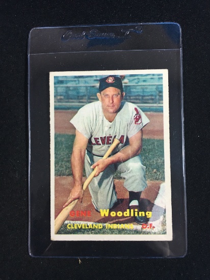 1957 Topps #172 Gene Woodling Indians Baseball Card