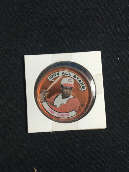 1964 Topps All-Star Coins #154 Frank Robinson Reds Baseball Coin Card