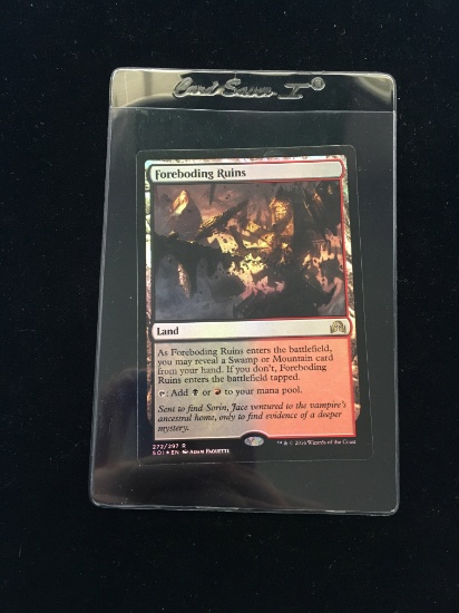 MTG Magic the Gathering FOREBODING RUINS Foil Rare Card Shadows Over Innistrad