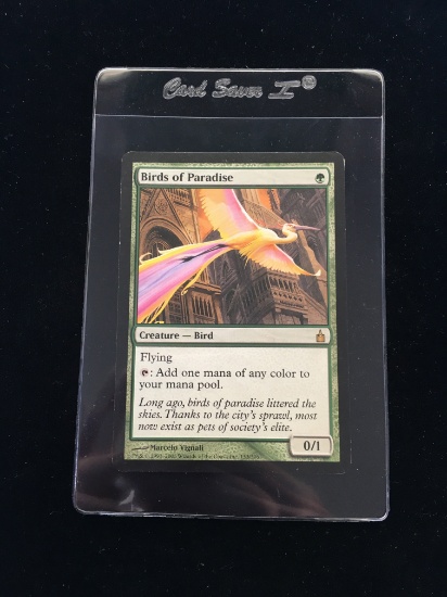 MTG Magic the Gathering BIRDS OF PARADISE Rare Card Ravnica