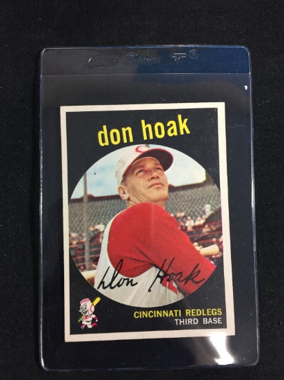 1959 Topps #25 Don Hoak Reds Baseball Card