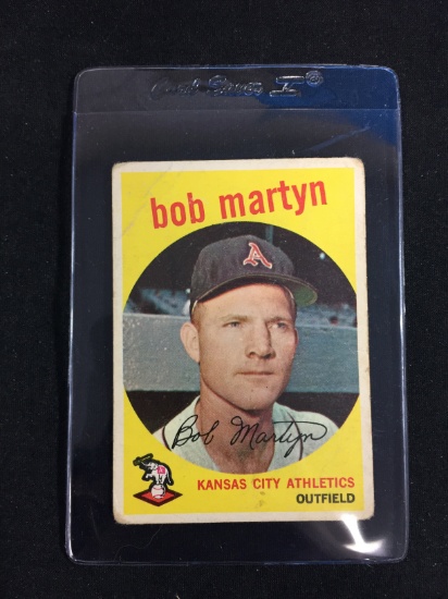 1959 Topps #41 Bob Martyn Athletics Baseball Card