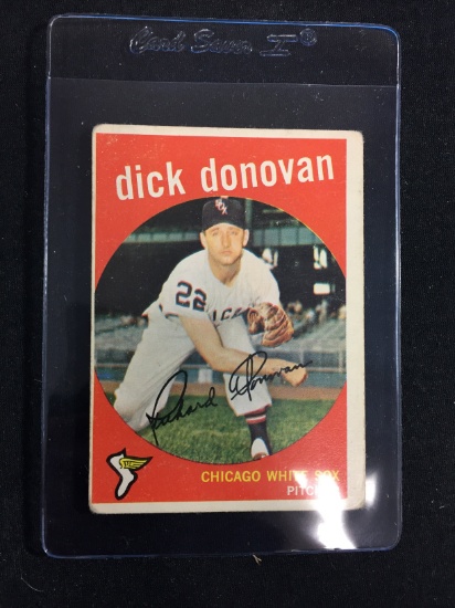 1959 Topps #5 Dick Donovan White Sox Baseball Card