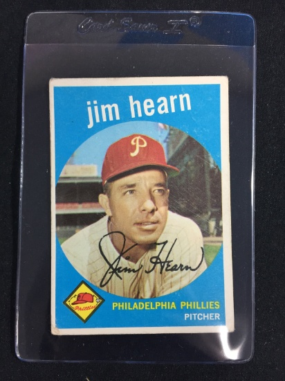 1959 Topps #63 Jim Hearn Phillies Baseball Card