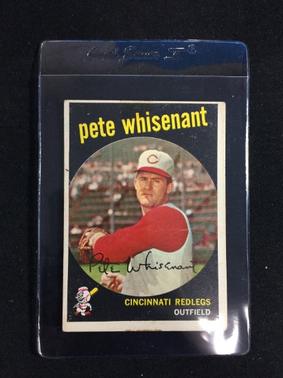 1959 Topps #14 Pete Whisenant Reds Baseball Card