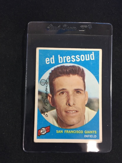 1959 Topps #19 Ed Bressoud Giants Baseball Card