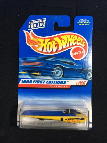 Hot Wheels NEW IN PACKAGE 1998 First Editions #23 of 40 Solar Eagle III