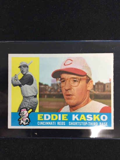1960 Topps #61 Eddie Kasko Reds Baseball Card