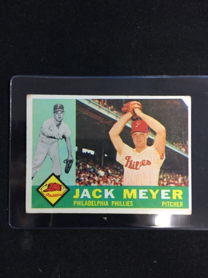 1960 Topps #64 Jack Meyer Phillies Baseball Card