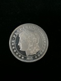 1 Troy Ounce .999 Fine Silver 2015 Morgan Silver Dollar Style Silver Bullion Round Coin