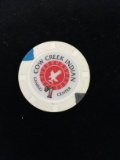 Vintage Cow Creek Indian Gaming Center - $1 Casino Chip - RARE