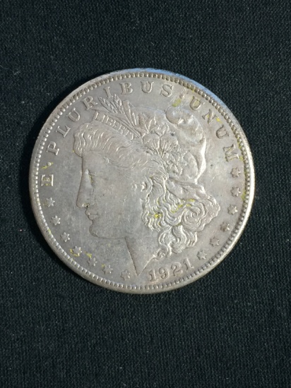 1921 United States Morgan Silver Dollar - 90% Silver Coin