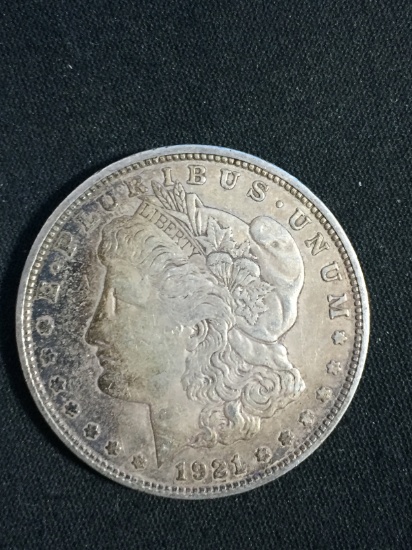 1921 United States Morgan Silver Dollar - 90% Silver Coin