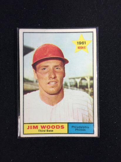 1961 Topps #59 Jim Woods Phillies Baseball Card