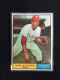 1961 Topps #3 John Buzhardt Phillies Baseball Card