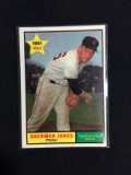1961 Topps #161 Sherm Jones Giants Baseball Card