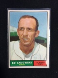 1961 Topps #163 Ed Sadowski Angels Baseball Card