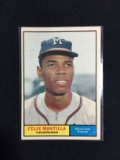 1961 Topps #164 Felix Mantilla Braves Baseball Card