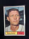 1961 Topps #187 Billy Klaus Senators Baseball Card