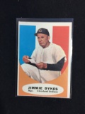 1961 Topps #222 Jimmie Dykes Indians Baseball Card