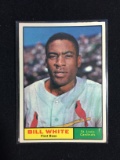 1961 Topps #232 Bill White Cardinals Baseball Card