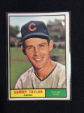 1961 Topps #253 Sammy Taylor Cubs Baseball Card