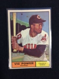1961 Topps #255 Vic Power Indians Baseball Card