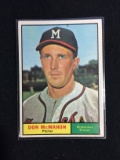 1961 Topps #278 Don McMahon Braves Baseball Card