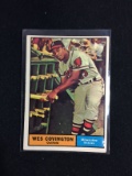 1961 Topps #296 Wes Convington Braves Baseball Card