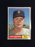 1961 Topps #301 Chet Nichols Red Sox Baseball Card