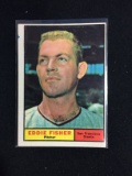 1961 Topps #366 Eddie Fisher Giants Baseball Card