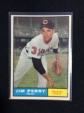 1961 Topps #385 Jim Perry Indians Baseball Card