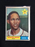 1961 Topps #391 Winston Brown White Sox Baseball Card