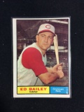 1961 Topps #418 Ed Bailey Reds Baseball Card