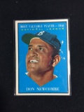 1961 Topps #483 Don Newcombe MVP Baseball Card