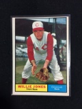 1961 Topps #497 Willie Jones Reds Baseball Card