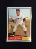 1961 Topps #96 Billy O'Dell Giants Baseball Card