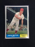 1961 Topps #111 Jack Meyer Phillies Baseball Card