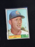 1961 Topps #12 Moe Thacker Cubs Baseball Card