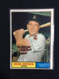 1961 Topps #143 Russ Snyder Orioles Baseball Card