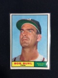 1961 Topps #145 Bob Buhl Braves Baseball Card