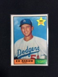 1961 Topps #147 Ed Rakow Dodgers Baseball Card