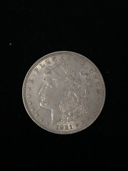 1921 United States Morgan Silver Dollar - 90% Silver Coin
