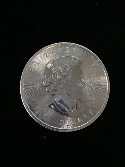 3/4 Ounce .9999 Extra Fine 2015 Canadian Wolf Silver Bullion Round Coin