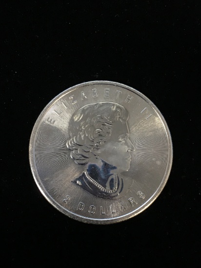 3/4 Ounce .9999 Extra Fine 2015 Canadian Wolf Silver Bullion Round Coin