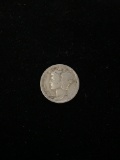 1939 United States Mercury Silver Dime - 90% Silver Coin